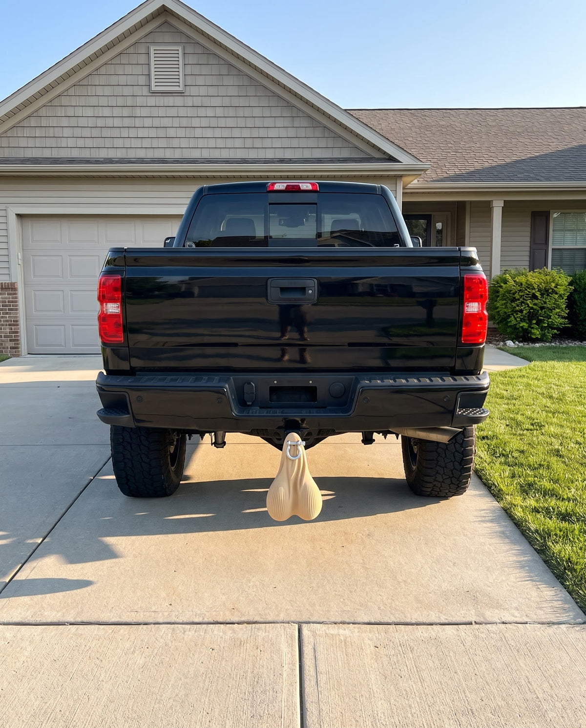NUTZUP on a pickup truck hitch
