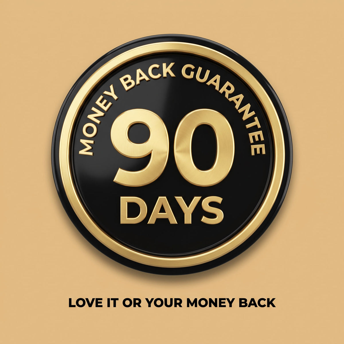 90-day money back guarantee